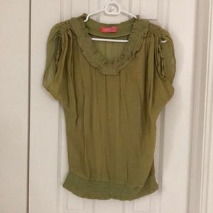 Semi-sheer shirt